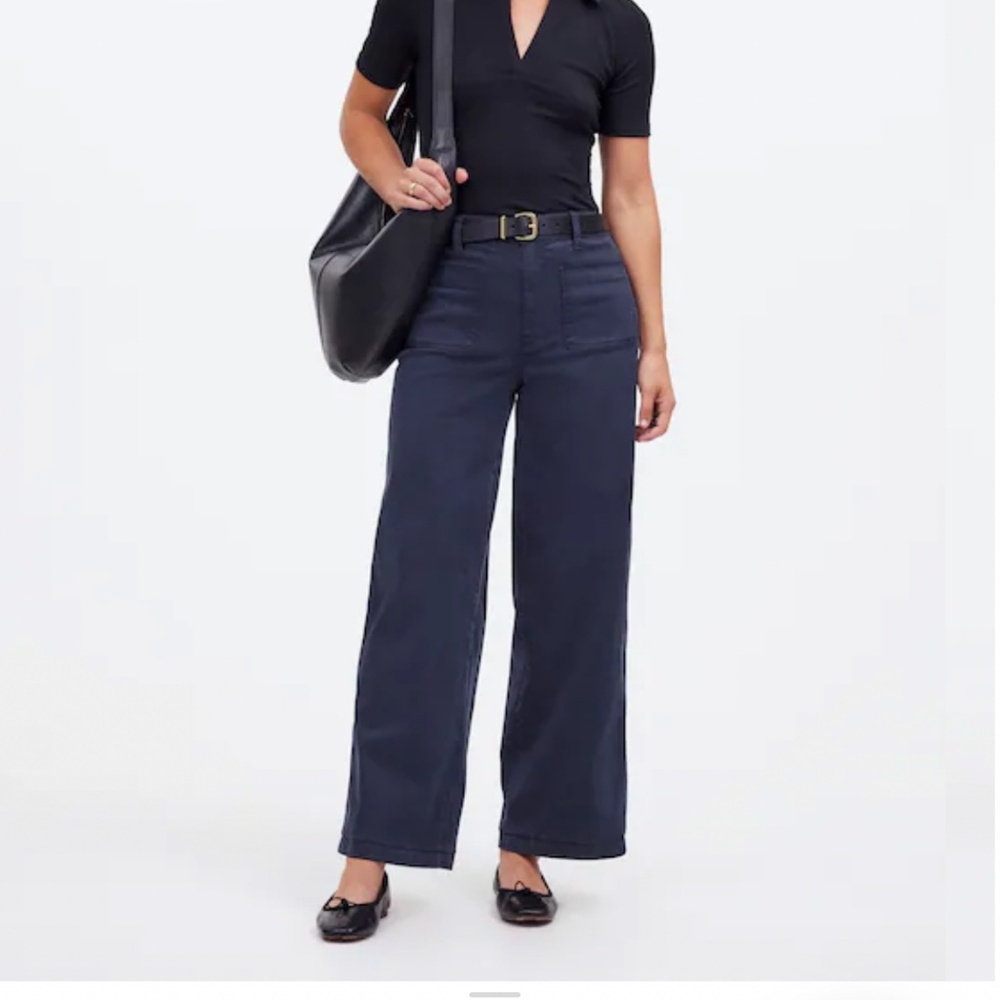 Madewell Emmett wide leg trousers